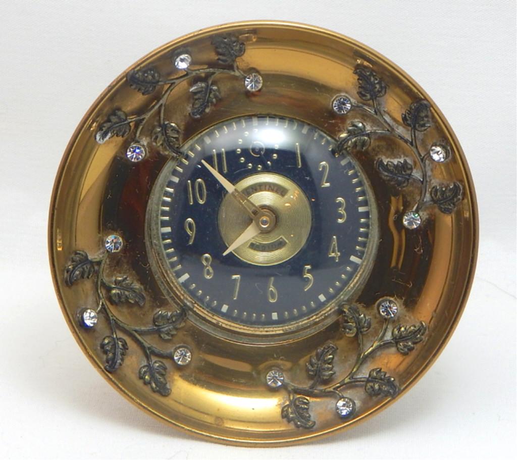 Vintage Jeweled Sentinel Radium Alarm Clock
