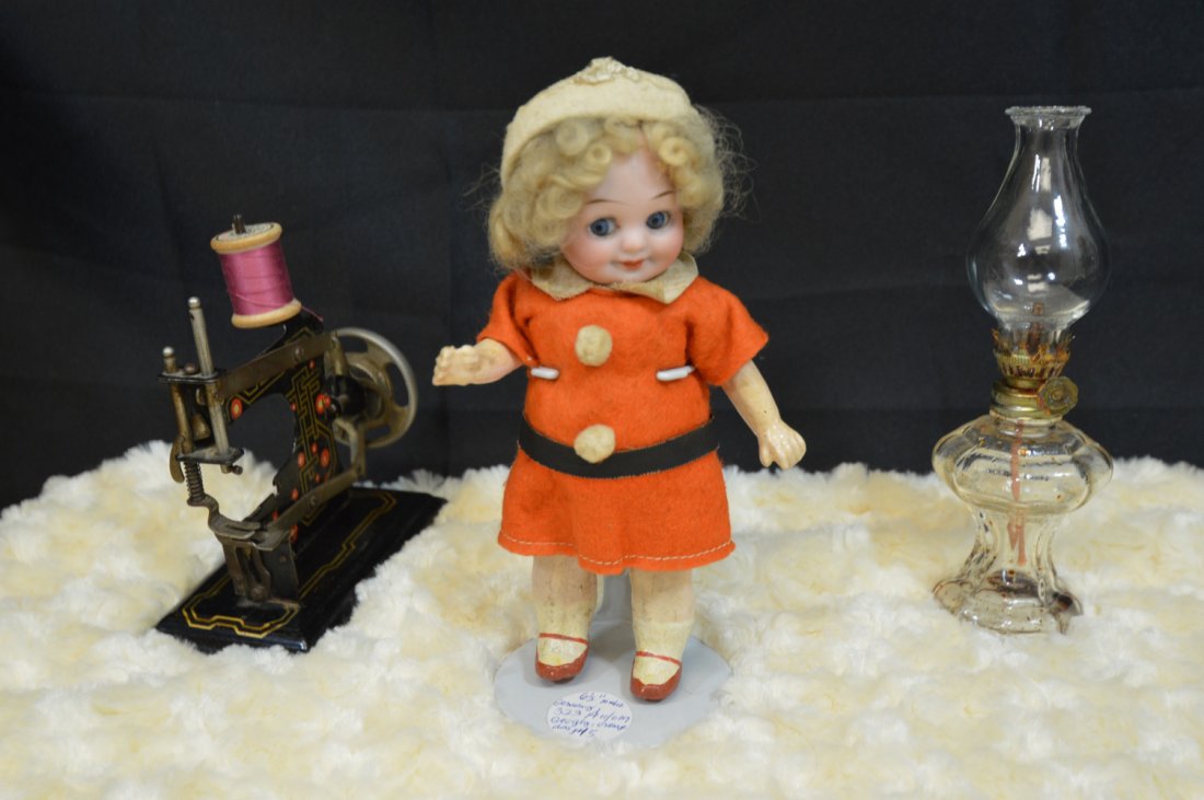 All Original Googly Eyed AM Doll 6 1/2" (1 of 6)