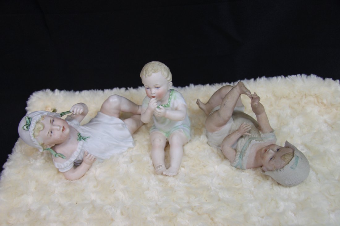 Antique German - Marked Piano Babies - Heubach (1 of 6)