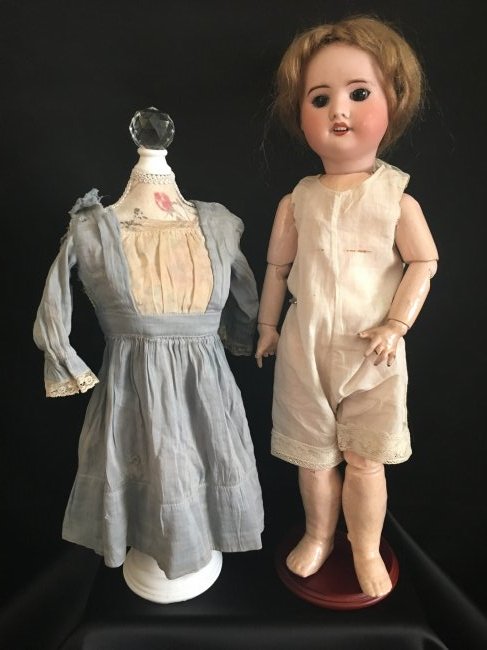 SFBJ Antique Bisque Head Doll (1 of 8)