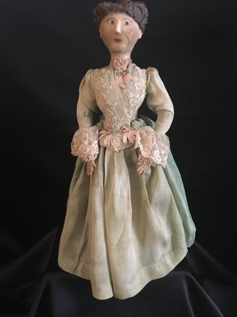 19" Unique Rare Antique/Vintage Wax Doll (1 of 7)