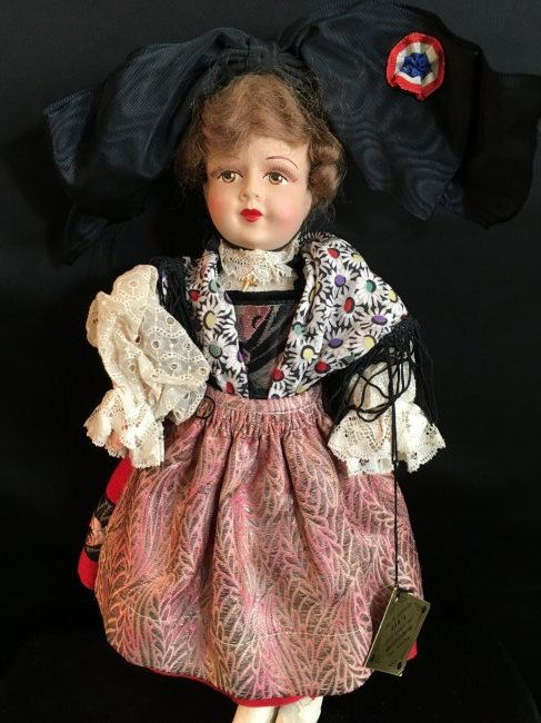 13" All Original French ~ Lis 'L ~ Doll (1 of 5)