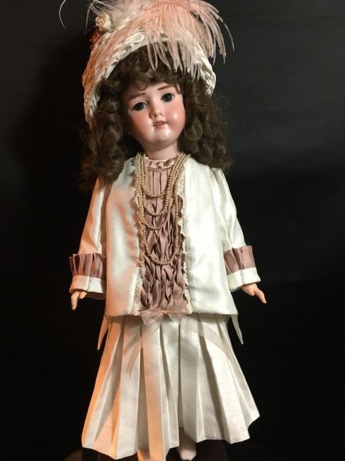 1920's Antique Bisque Head Doll ~ Nicely Dressed ~ (1 of 11)