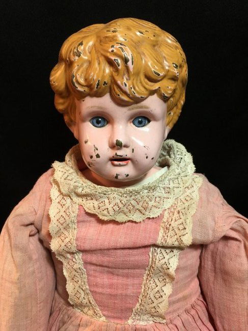 Antique Tin Head Minerva (1 of 6)