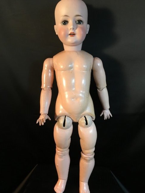 23" CM Bergmann Antique Bisque Head Doll (1 of 4)