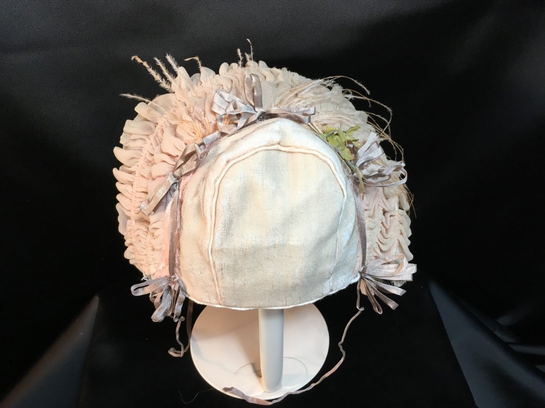 Antique Silk Doll Bonnet (1 of 3)