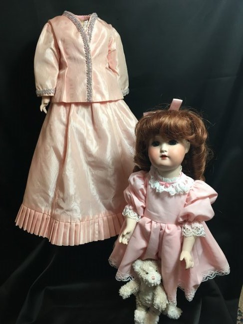 17" Porcelain Artist Doll & 18" Porcelain Doll Body (1 of 11)