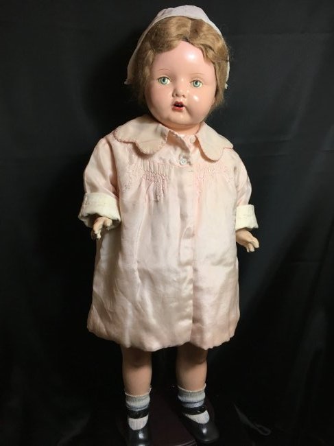 29" Mama Doll circa 1920 ~ Horseman ? Effanbee? (1 of 8)