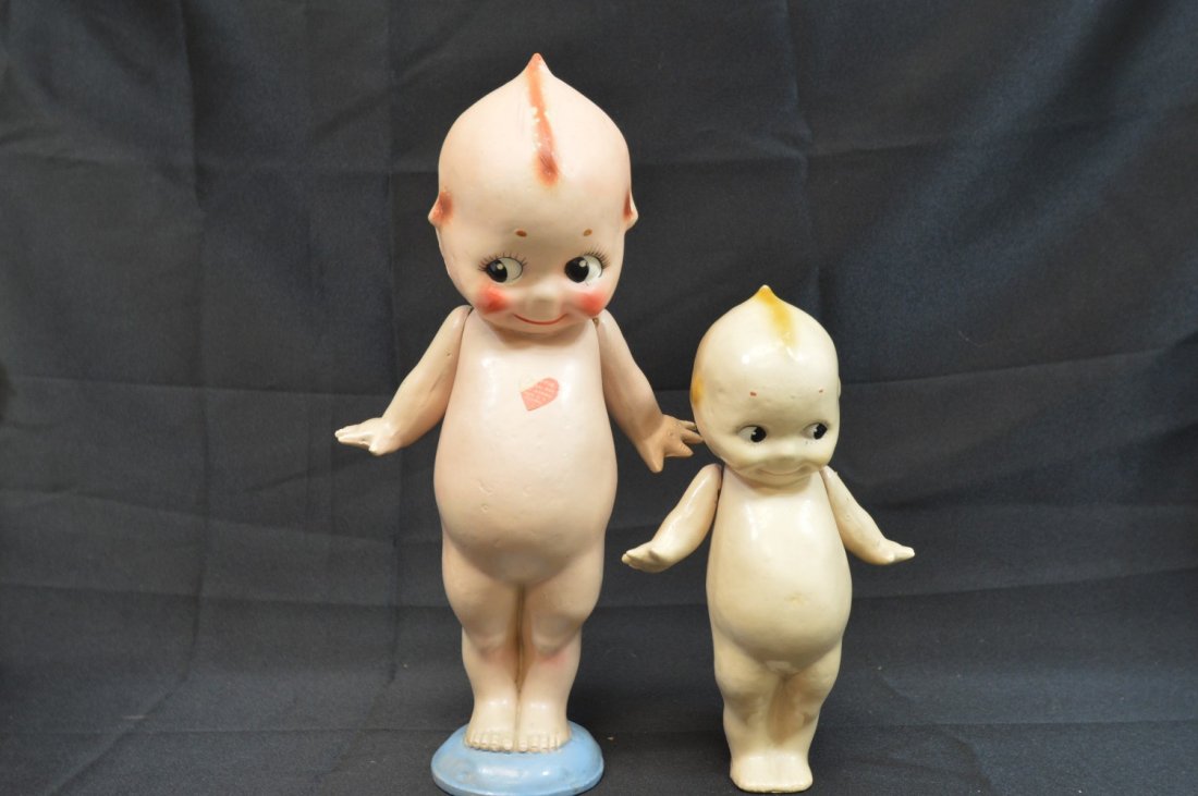 Lot of Two Composition Kewpie Dolls Rosie O'Neill (1 of 6)