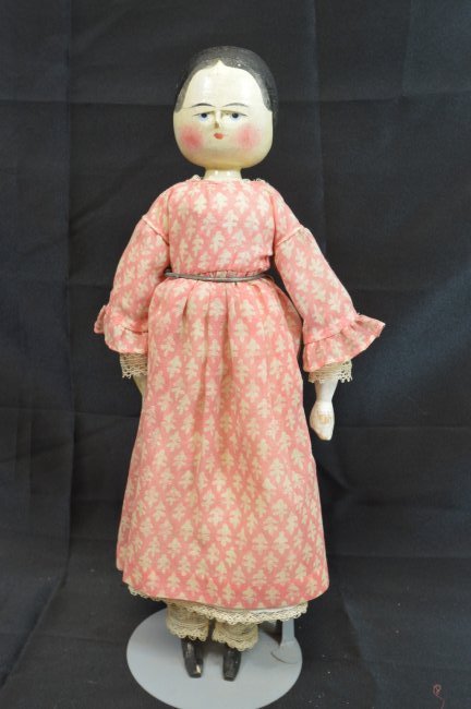 vintage wooden peg dolls