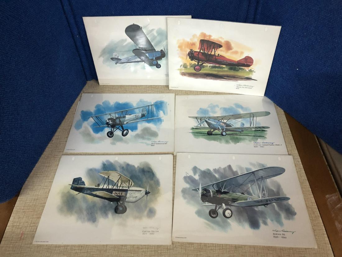 21 United Airlines Promotional Collector's Prints (1 of 4)