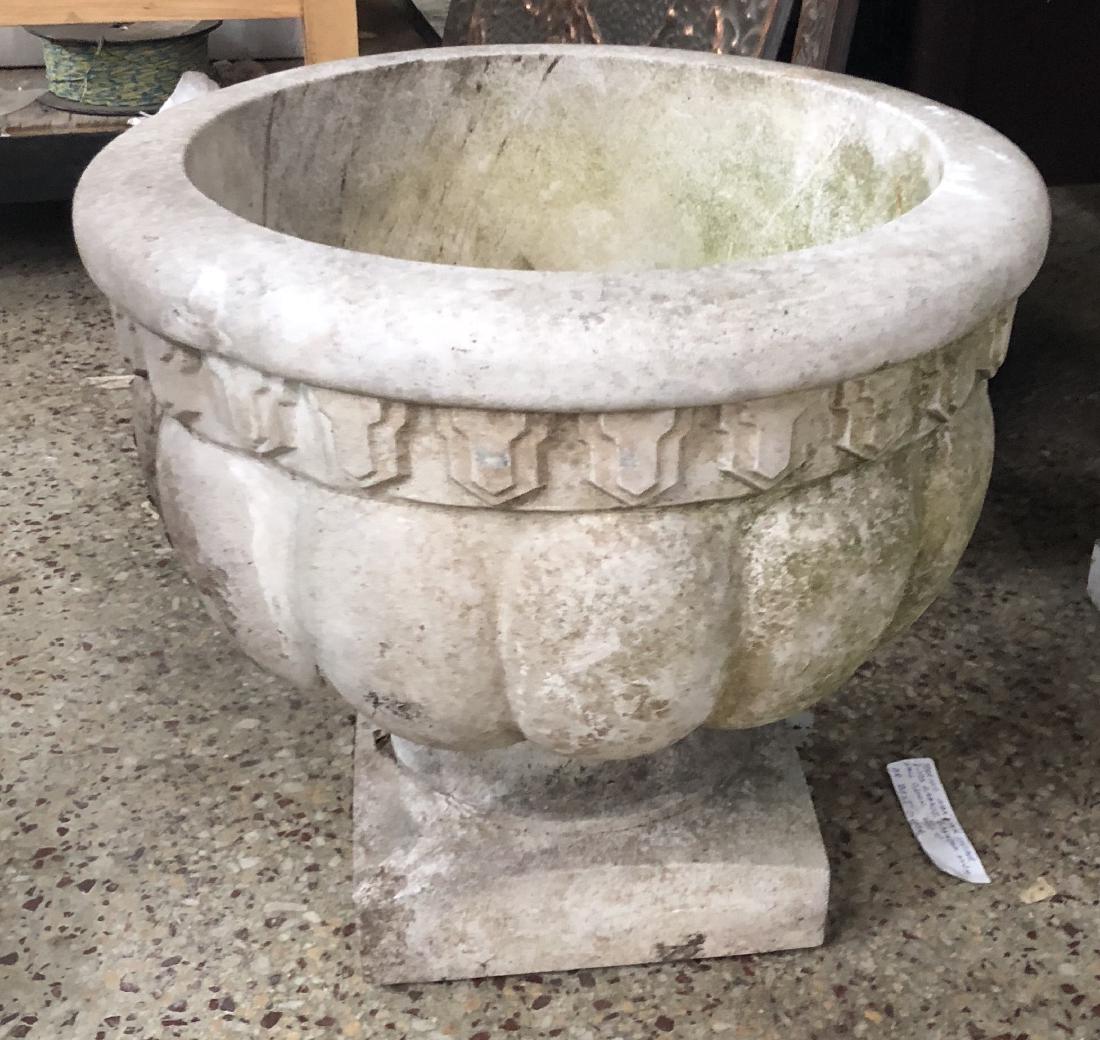 Concrete Flower Pot - LOCAL PICKUP ONLY! (1 of 1)