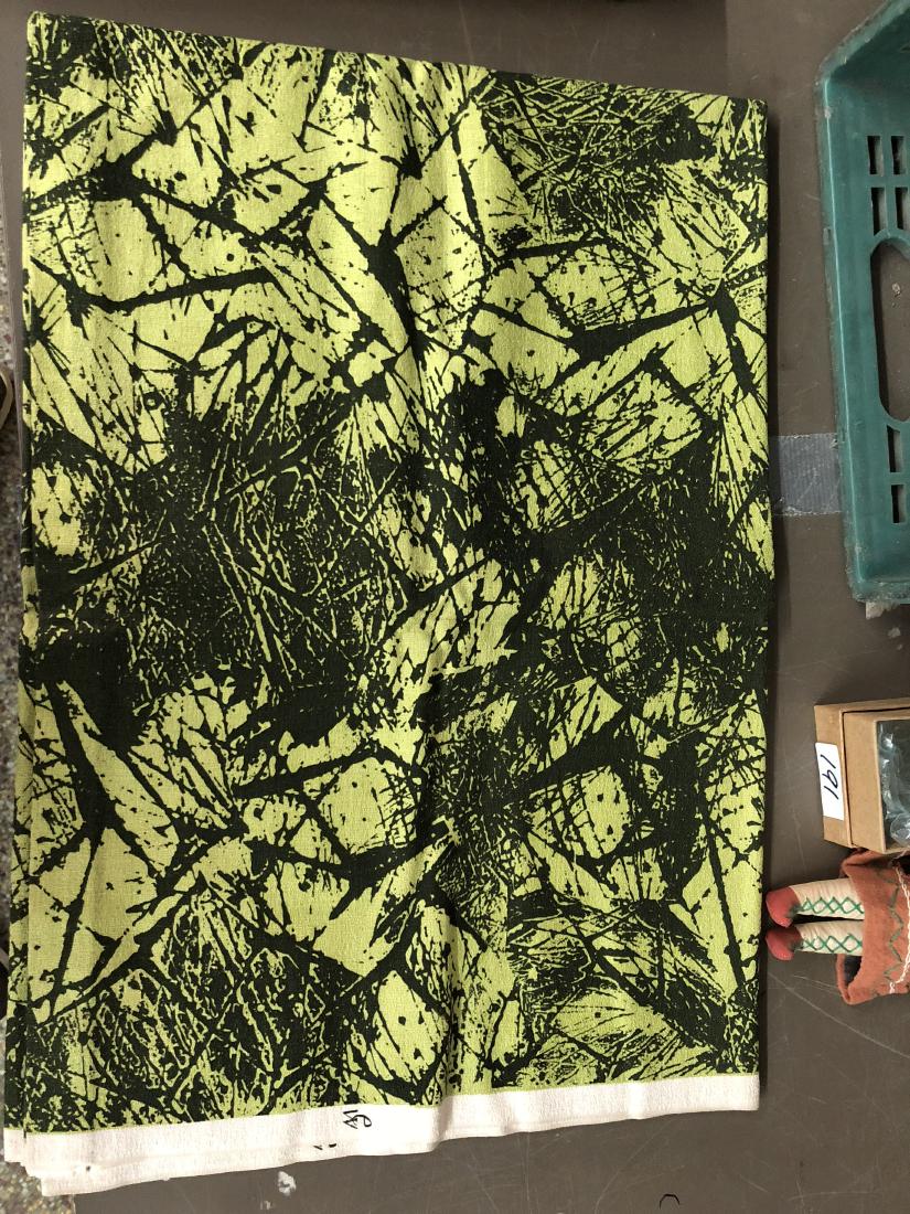 Scandinavian Textile: Woven textile with print.