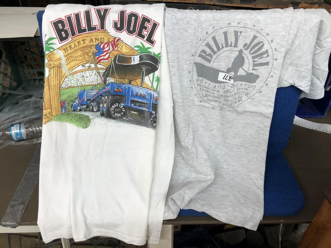 Two Billy Joel Concert T Shirts: Two Billy Joel Concert T Shirts both xl