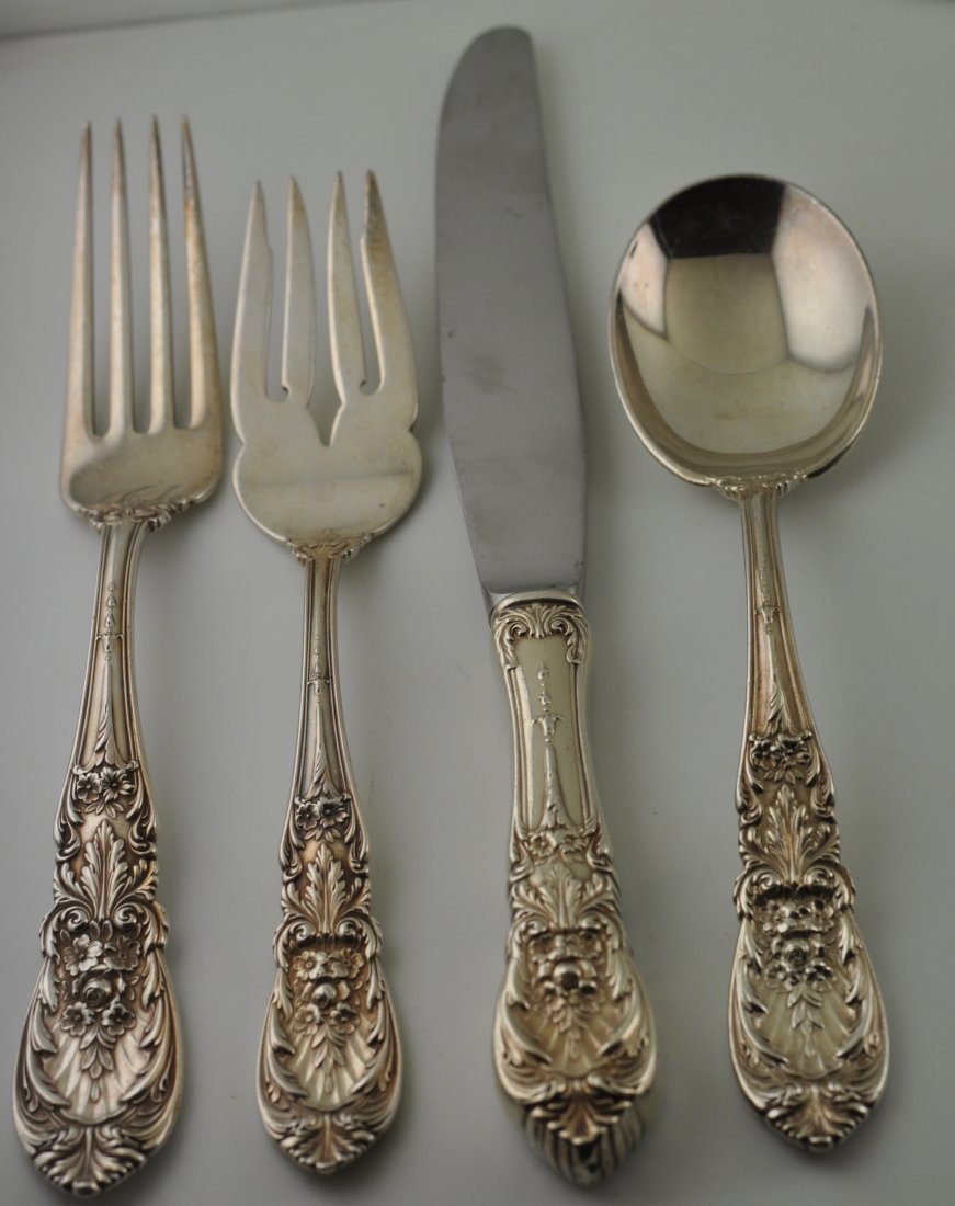 Sterling International Richelieu Pattern Flatware Set (1 of 3)