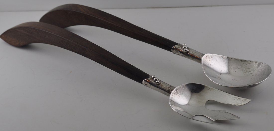 Sterling Modernist Mexican Serving Pieces (1 of 2)