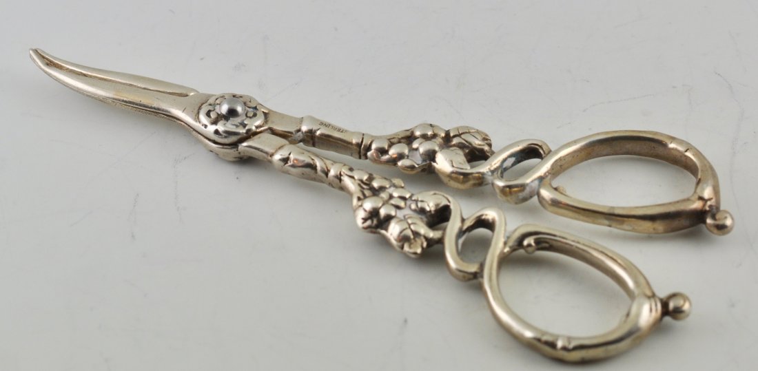 Early sterling silver pair of grape shears (1 of 1)