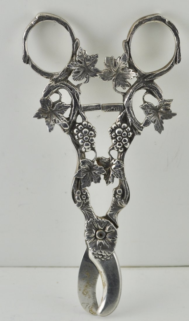 Dutch 835 Silver Grape Shears antique (1 of 2)