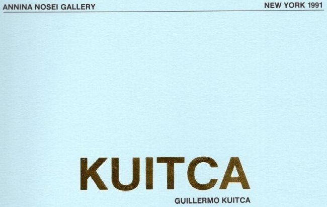 KUITCA GUILLERMO KUITCA Annina Nosei Gallery 1991 (1 of 1)