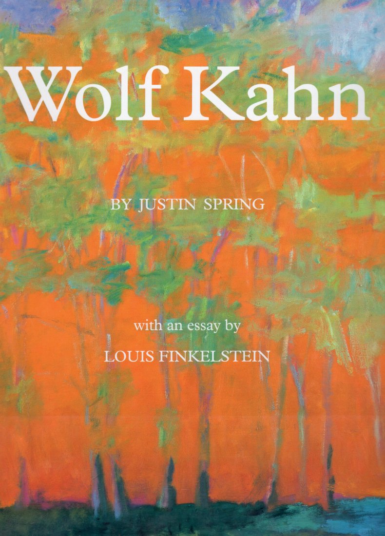 Wolf Kahn Justin Spring: Wolf KahnJustin Spring The main text, by Justin Spring, traces Khan’s art and life to 1993. An insightful essay by Louis Finkelstein illuminates the fusion of abstraction and representation in the w