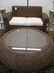 208: FOUR-PIECE BALI WATER HYACINTH AND TEAK SEATING F - 2