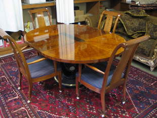 Magnificent henredon round dining table Henredon Folio 4 Four Dining Table Chairs Nov 23 2008 Burchard Galleries Inc In Fl