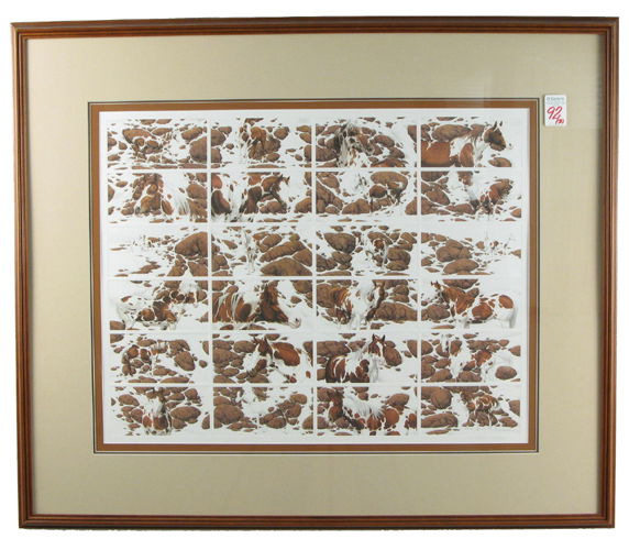 BEV DOOLITTLE (California, born 1947) "Hide and Se: BEV DOOLITTLE (California, born 1947) "Hide and Seek Suite" comprised of a total of six consecutively numbered prints one of which is signed (constituting a signature for the folio) plus a debossed, s