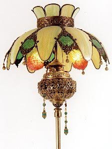 108 Victorian Brass Kerosene Floor Lamp R Hollings