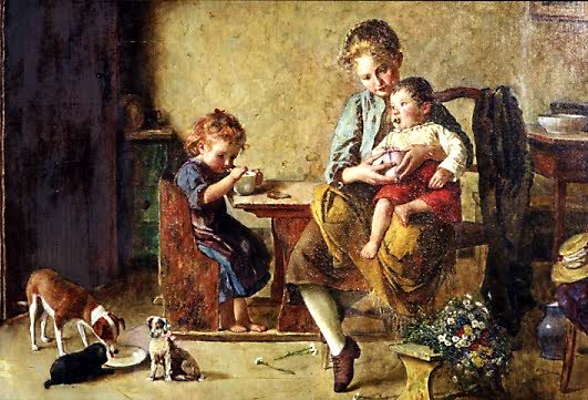 EDMUND ADLER (German, 1871-1965) Oil on canvas A g