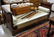 76: EMPIRE MAHOGANY RECAMIER SOFA, American, c. 1840.Th