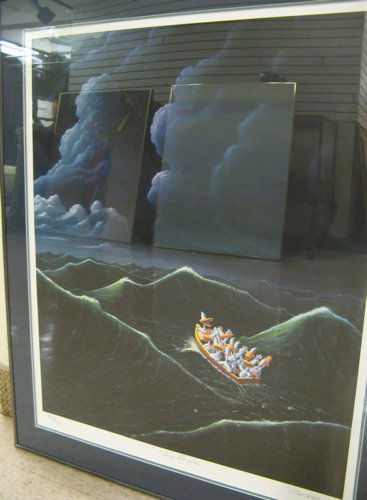 Michael Bedard Color Lithograph,