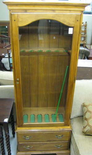 Maple Gun Cabinet Ethan Allen Furniture Co. 198