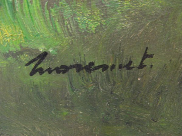 SCHOOL OF JOHN J. ENGLEHARDT, OIL ON CANVAS Mount - 2