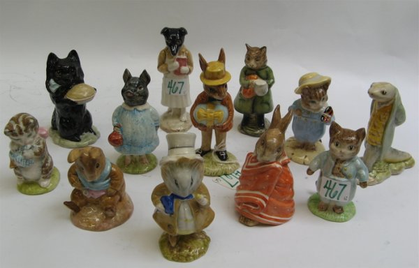 ENGLISH BESWICK PORCELAIN BEATRIX POTTER MINIATUR