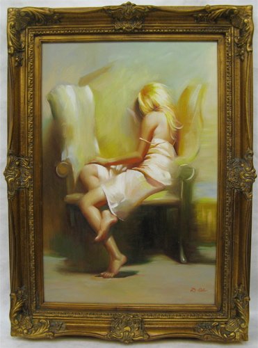 D. COLES OIL ON CANVAS (American, 20th century) 