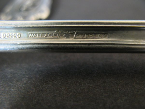 WALLACE ROSEPOINT STERLING SILVER FLATWARE SET - 3