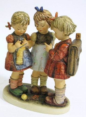 GERMAN HUMMEL FIGURAL GROUP, "School Girls", HUM1