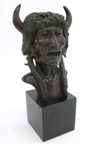 RAYMOND D. ANDERSON BRONZE SCULPTURE. (Rancho Palos