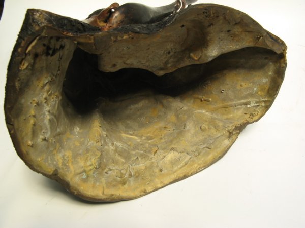 BRONZE FIGURE OF A WOMAN in traditional costume, s - 2