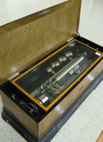 MONUMENTAL SWISS CYLINDER MUSIC BOX, D. Allard & C