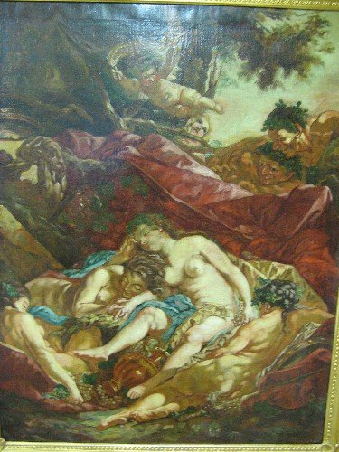 LATE 18TH/EARLY 19TH CENTURY OIL ON CANVAS, attri - 2