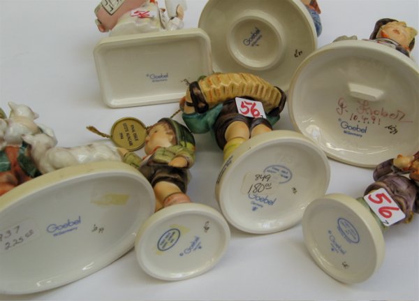 GROUP OF 7 GERMAN HUMMEL BOY FIGURES: "Little Pha - 2