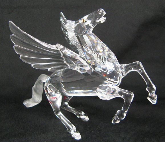 SWAROVSKI AUSTRIAN CUT CRYSTAL PEGASUS, the winge