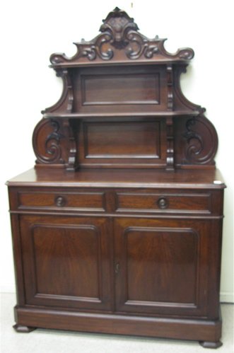 NAPOLEON III MAHOGANY ST. HUBERT DRESSER, French,