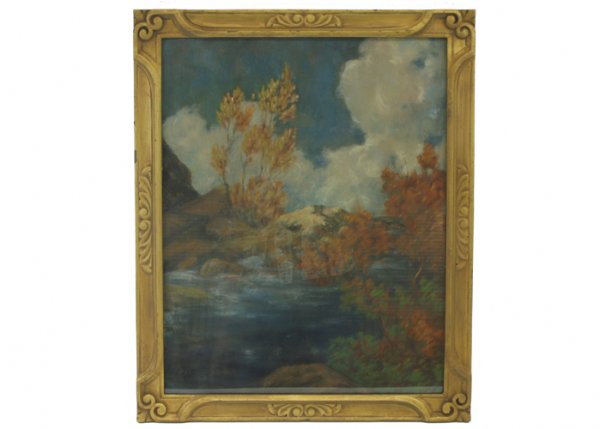 ANTHONY H. EUWER PASTEL PAINTING ON PAPER (Americ