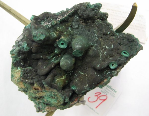 NATURAL MALACHITE FORMATION, found at the Copper Qu - 2