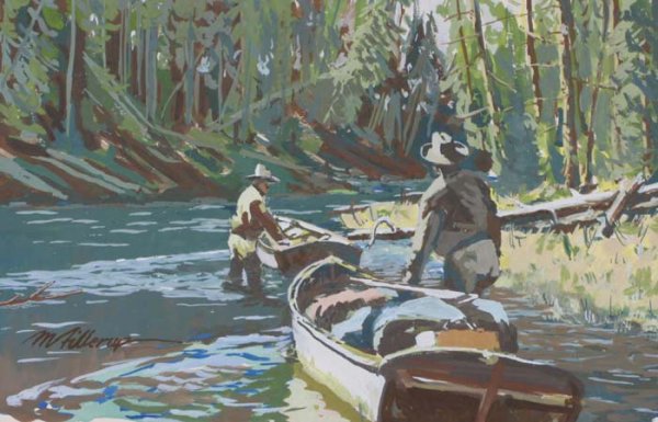 MEL FILLERUP WATERCOLOR AND GOUACHE (Lovell, Wyomi