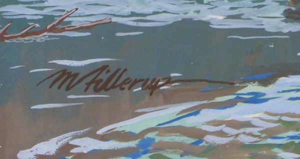 MEL FILLERUP WATERCOLOR AND GOUACHE (Lovell, Wyomi - 2