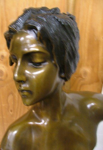 "DIANE", A BRONZE BUST after the original by the F - 2