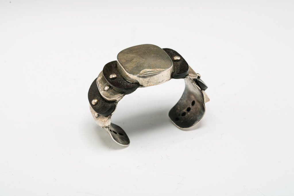 William Spratling Sterling & Rosewood Bracelet (1 of 4)